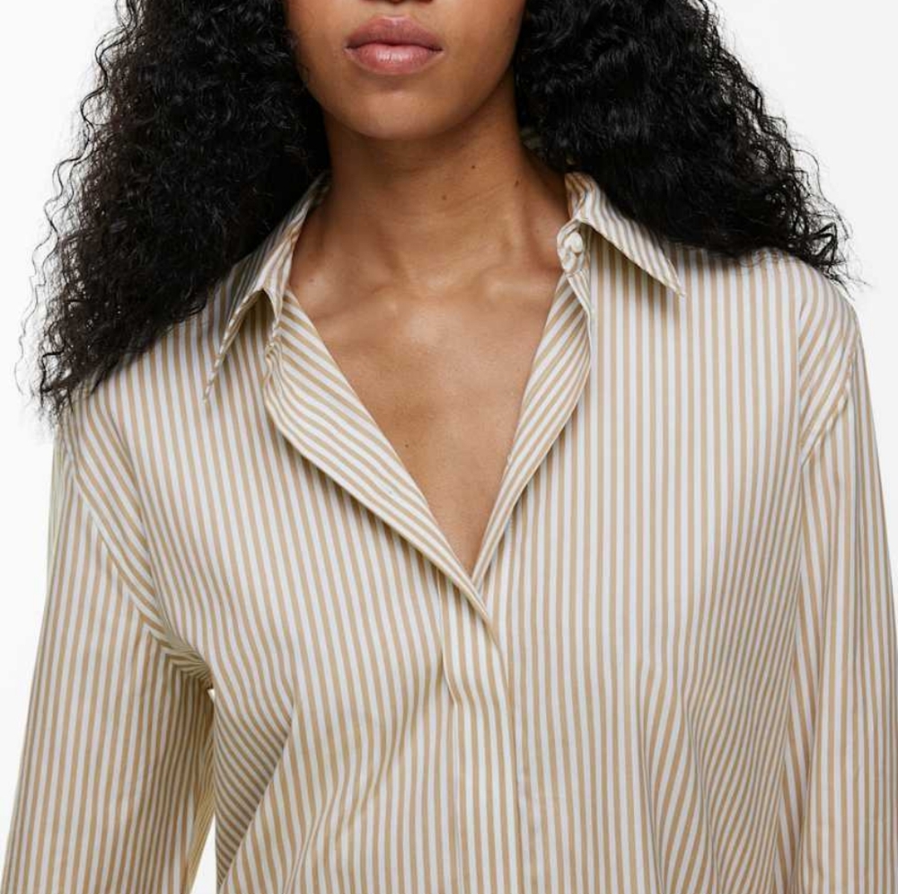 "New Essential Relaxed Poplin Shirt"